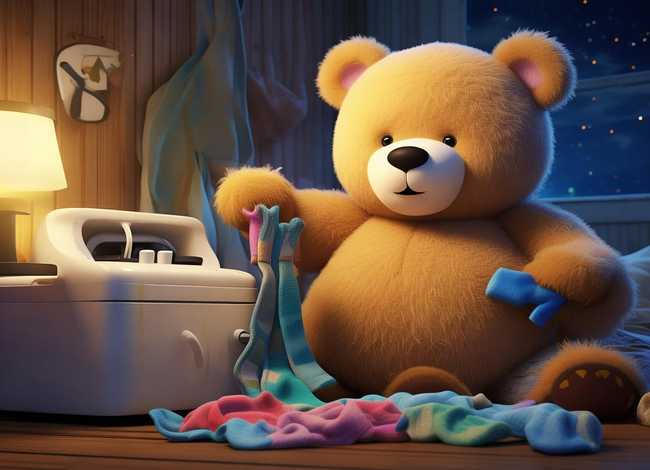 洗袜子的大笨熊儿童故事歌词;晚安,洗袜子的大笨熊故事 洗袜子的大笨熊儿童故事歌词;晚安,洗袜子的大笨熊故事