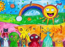 幼儿绘画小故事；幼儿绘画小故事图画