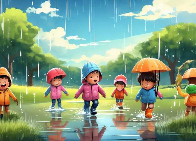 儿童故事下雨了好着急；幼儿故事《下雨了》