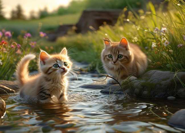 小猫钓鱼的故事完整版、小猫钓鱼的故事完整版文字版