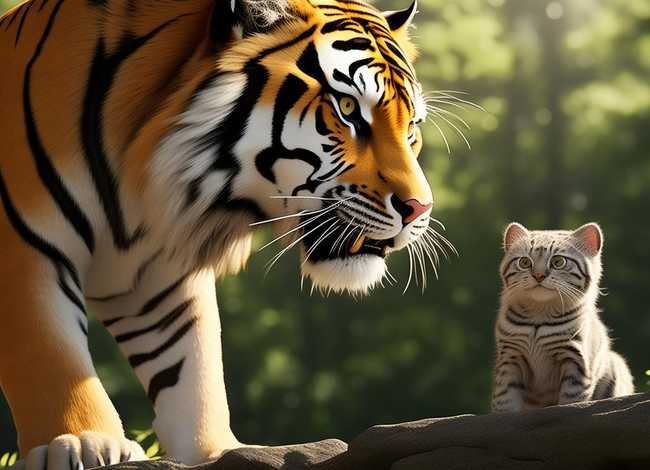 老虎和猫的故事 - 老虎和猫的故事视频 老虎和猫的故事 - 老虎和猫的故事视频