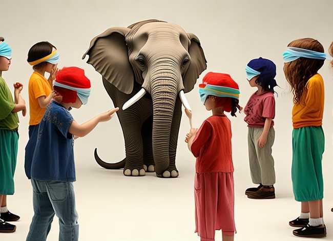 儿童故事盲人摸象身子（盲人摸象 故事）