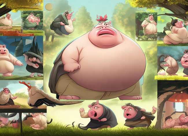 有关猪八戒的10个故事 有关猪八戒的10个故事简短
