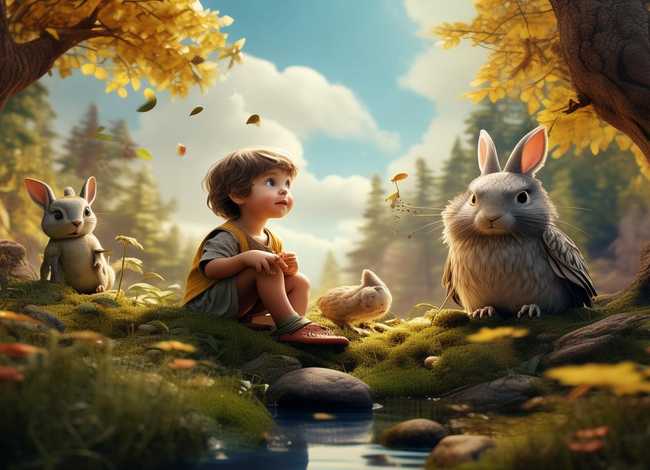 儿童故事语言描写；语言描写的小故事