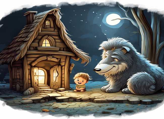 大灰狼故事儿童睡前故事书；大灰狼的故事 睡前故事书