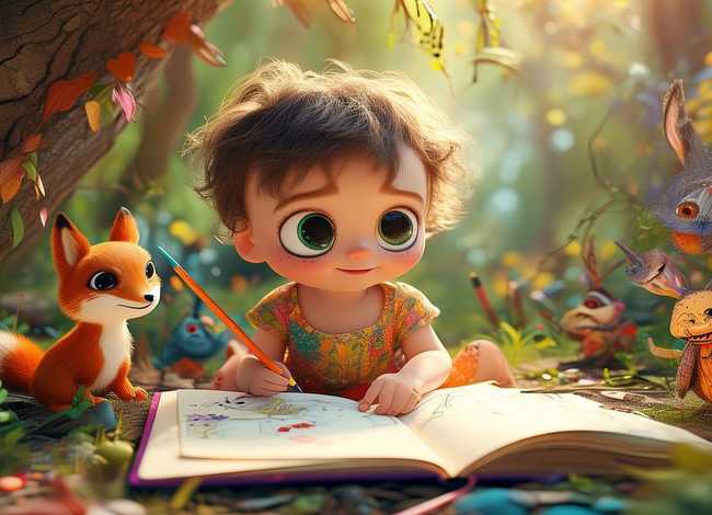儿童故事图画创编；儿童故事插图创编的方法步骤