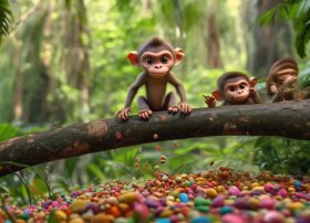 小猴子拉粑粑的故事 小猴子拉粑粑的故事内容