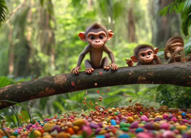 小猴子拉粑粑的故事 小猴子拉粑粑的故事内容