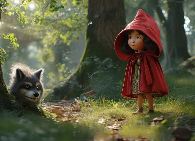 儿童故事大灰狼和小红帽的故事 有没有大灰狼和小红帽的故事