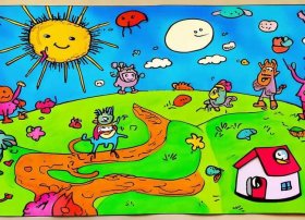 幼儿手绘故事画（幼儿手绘故事画画图片）