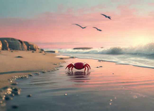 小螃蟹的故事大全 - 小螃蟹的故事大全100字