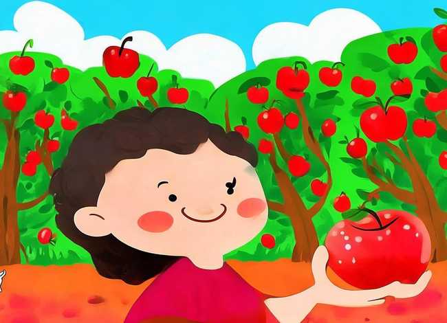 关于苹果的儿童故事书；关于苹果的幼儿故事绘本