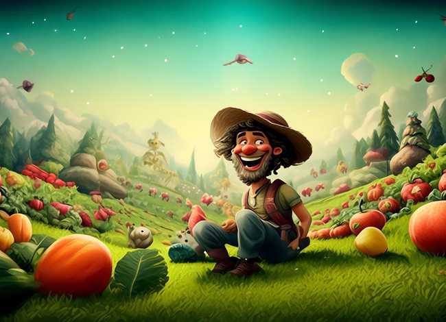 格林童话故事之儿童的天堂 - 格林童话天堂里的农夫 格林童话故事之儿童的天堂 - 格林童话天堂里的农夫