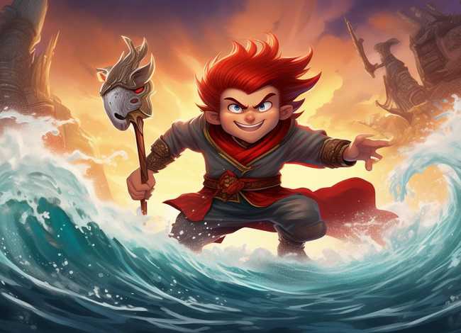 哪吒闹海睡前故事文字，哪吒闹海睡前故事文字图片