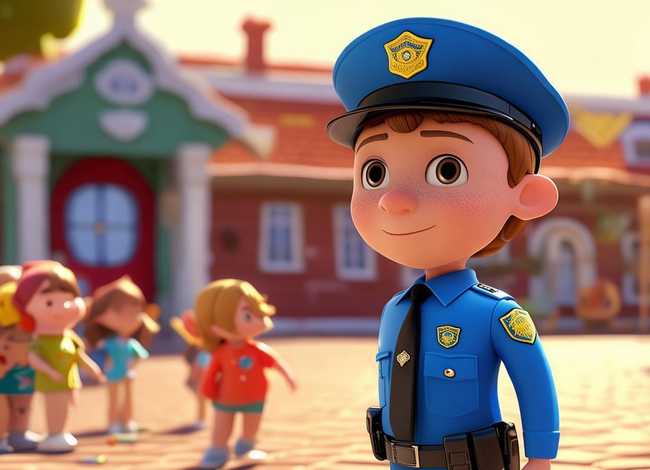 儿童故事警察的故事;警察的幼儿故事 儿童故事警察的故事;警察的幼儿故事