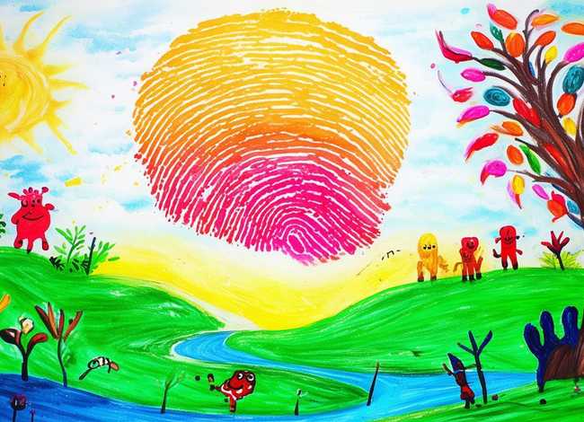 拇指画儿童创意画及故事(拇指画编故事) 拇指画儿童创意画及故事(拇指画编故事)