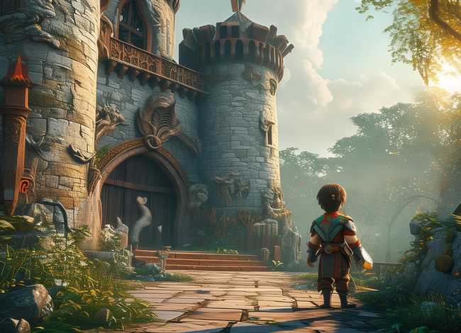 城堡编故事（城堡编故事二年级）