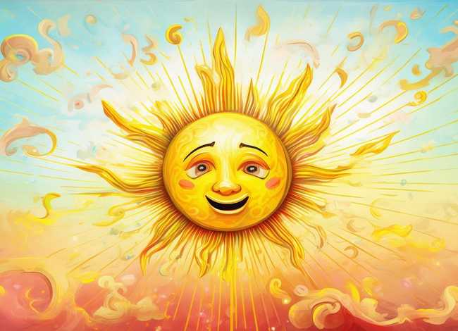 太阳的故事图片（太阳的故事图片简笔画）