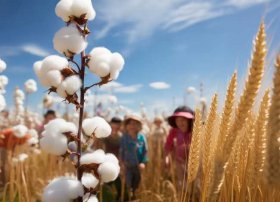 棉花和麦子儿童故事，棉花和谷子儿歌