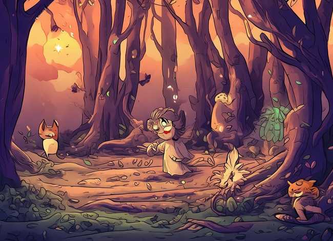 神话故事简易插图；神话故事简易插图怎么画