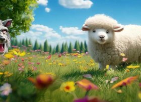 儿童故事狼和小羊 幼儿故事狼和小羊视频