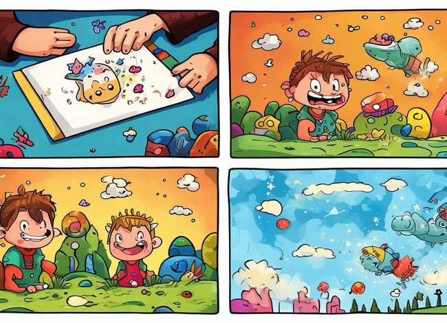 幼儿故事创编简笔画，幼儿故事创编简笔画四格