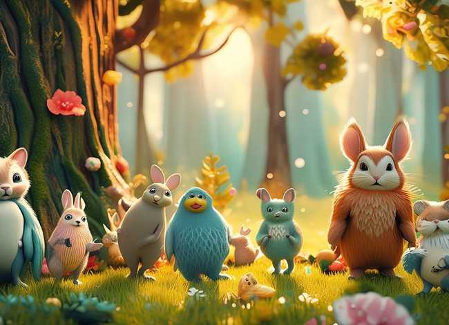 动物童话图片大全（动物童话图片大全大图）