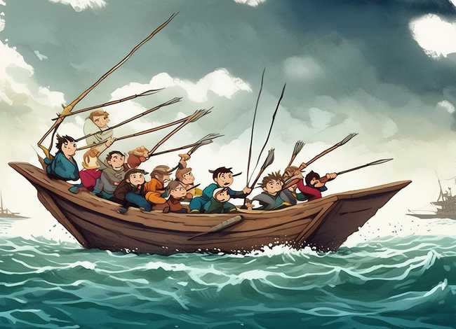 草船借箭儿童画(草船借箭儿童画图片) 草船借箭儿童画(草船借箭儿童画图片)