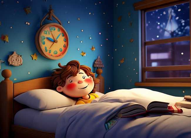 儿童有声故事绘本早睡早起、早睡早起的绘本故事