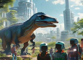 科幻故事作文600字优秀六年级；科幻故事作文600字优秀六年级恐龙时代