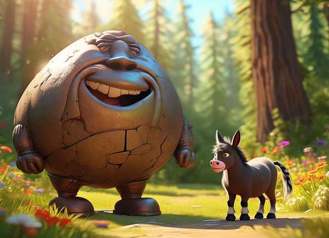 儿童故事铁头、铁头和他的小毛驴故事