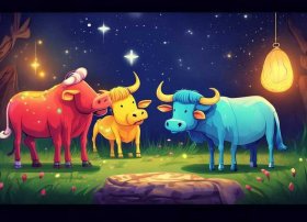 儿童睡前故事三头公牛上集 睡前故事 第19集 三头公牛