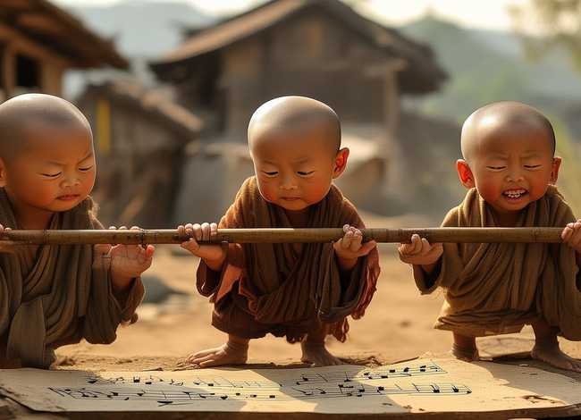 经典儿童歌曲三个和尚；经典儿童歌曲三个和尚简谱