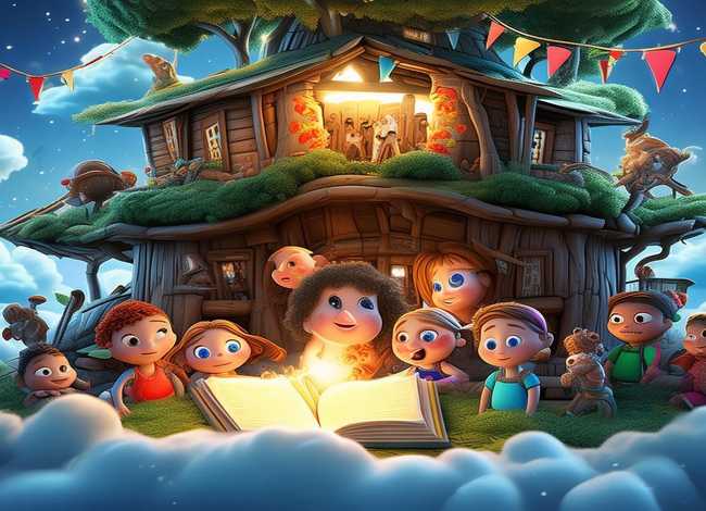 儿童故事字样图片 - 儿童故事图片带字