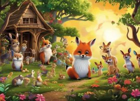 儿童故事《森林大聚会》 - 森林大聚会小故事