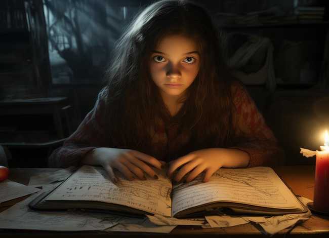 可怕故事小学生；可怕故事小学生怎么写