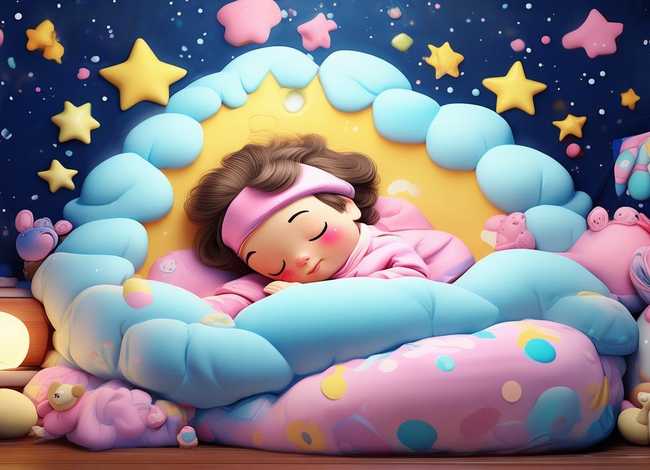 儿童睡觉简笔画；儿童睡觉简笔画图片大全可爱