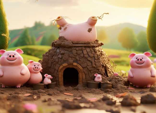 小猪盖房子故事，小猪盖房子故事在线听故事