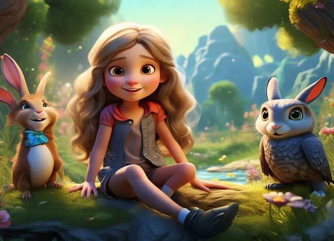 4岁女儿童故事；4岁小女孩故事