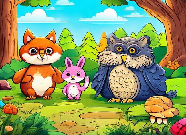 寓言故事儿童画创编；寓言故事简笔画创编