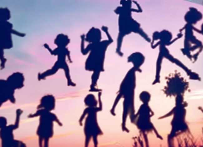 影子儿童画图片，影子儿童画图片大全