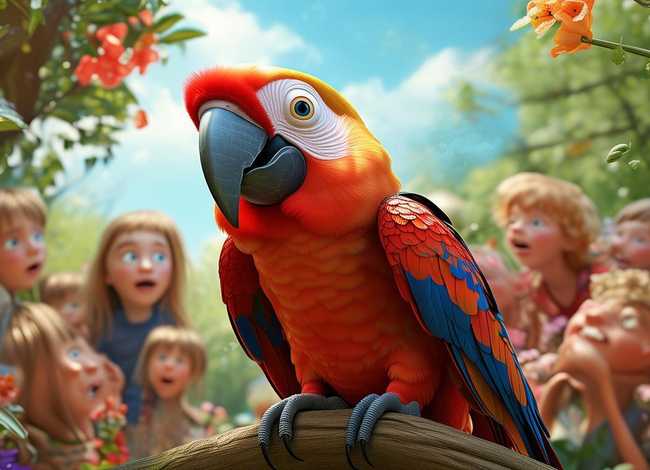 多嘴的鹦鹉儿童故事（多嘴的鹦鹉故事告诉我们什么）
