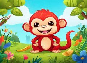 关于猴子的幼儿故事 - 关于猴子的幼儿故事视频(一等奖)
