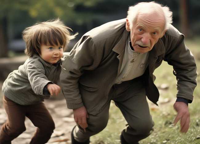 小孩推倒、小孩推倒老人