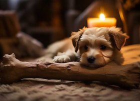 儿童睡前故事小狗和它的骨头、小狗和它的骨头的故事