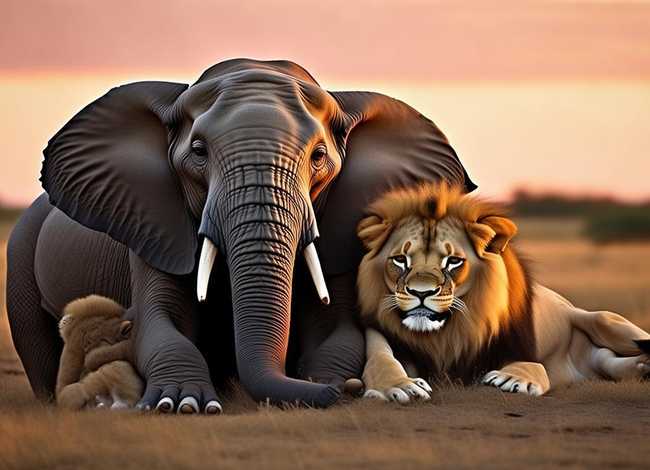 大象与狮子的睡前故事，大象与狮子的睡前故事在线听