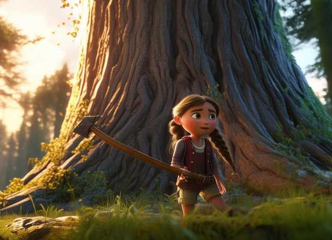 关于斧头的童话；关于斧头的童话作文