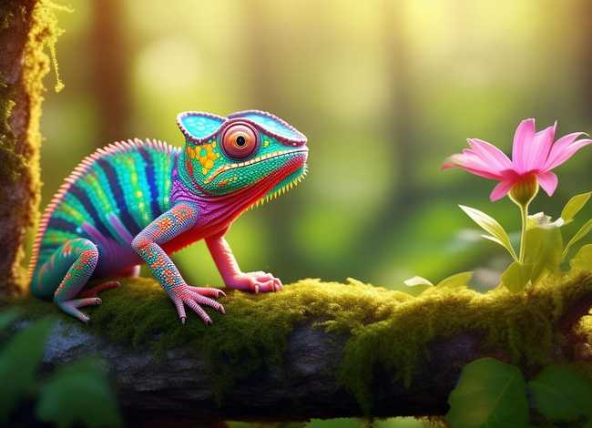 变色龙小故事（变色龙故事绘本）