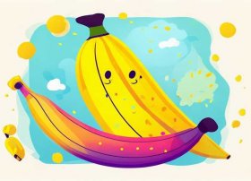 香蕉的儿童画图片大全，香蕉的儿童画图片大全简单