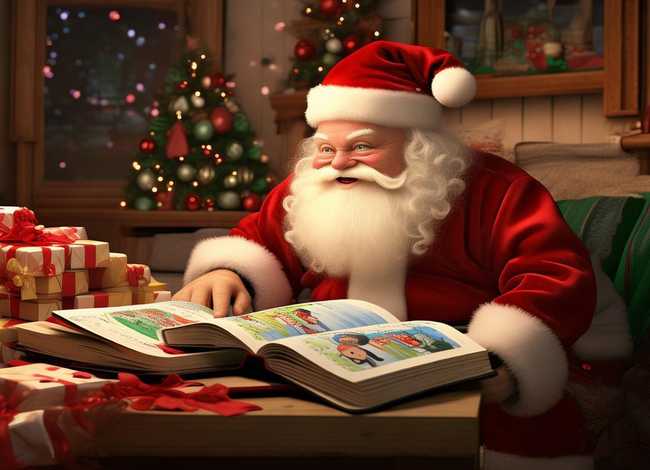 圣诞老人绘本故事，圣诞老人绘本故事内容初一上册图片